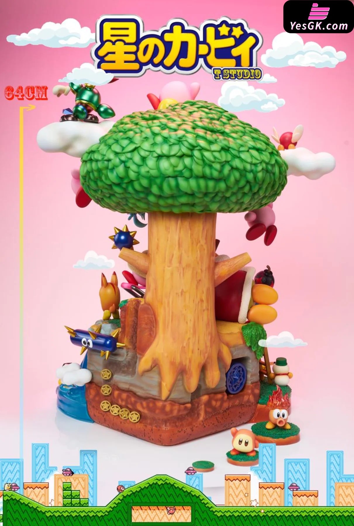 Kirby's Dream Land Family Barrel #2 Kirby's Dream Land Resin Statue - –  YesGK